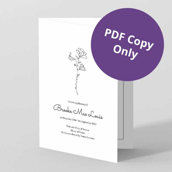 Show details for Simple Rose (White) – PDF