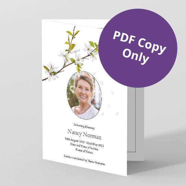 Show details for Falling Petals (White) – PDF