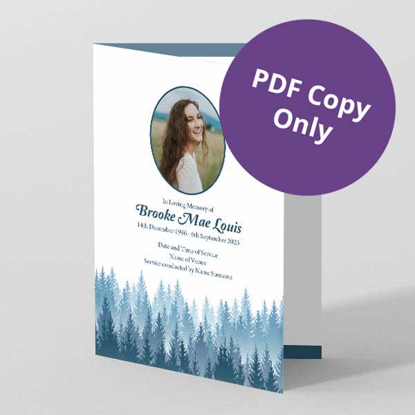 Show details for Fir Trees (Blue) – PDF