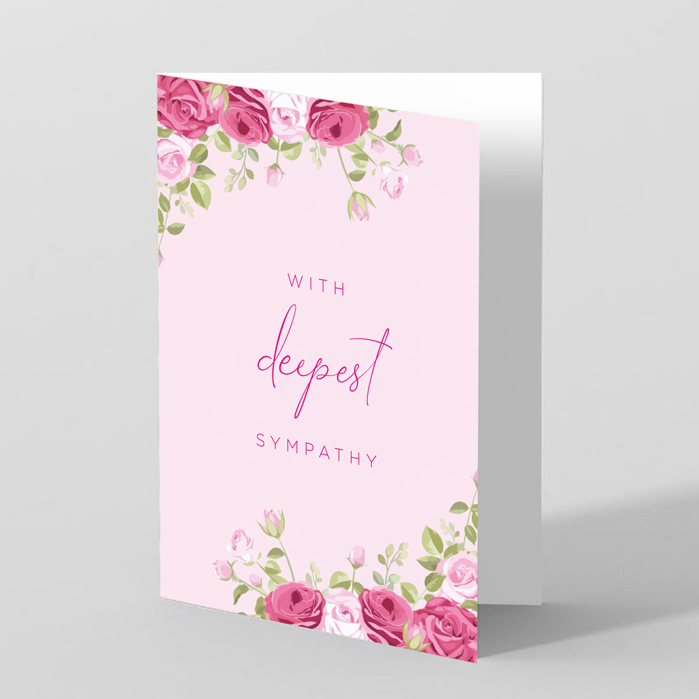 With Deepest Sympathy - Condolence Card