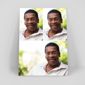 Photo collage memorial board template