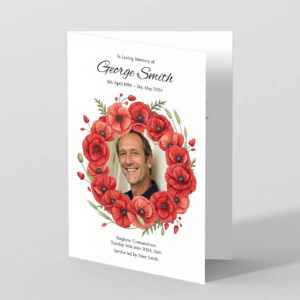 Forever Remembered Funeral Order of Service Template