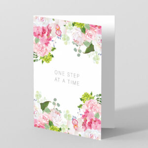 One step at a time - Condolence Card