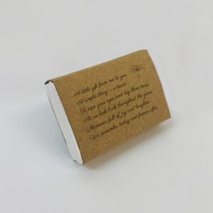 Personalised tissue packs for funerals
