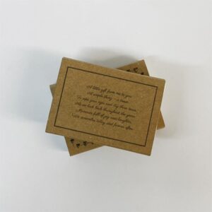 Personalised tissue packs for funerals