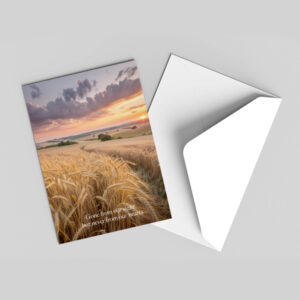 Wheat Fields - Condolence Card