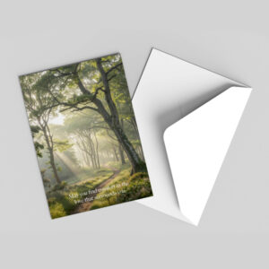 Woodland Path - Condolence Card