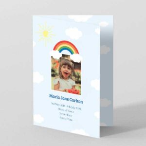 Over the Rainbow - Funeral Order of Service