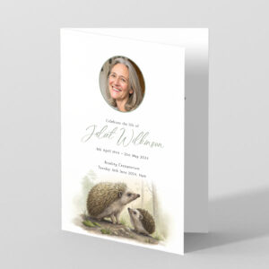 Hedgehogs - Funeral Order of Service
